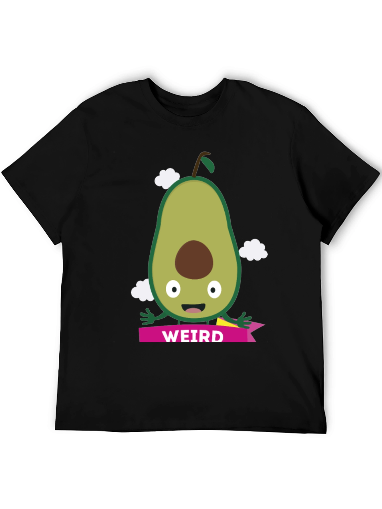 Weird Avocado Graphic Tee - Unisex Black T-Shirt