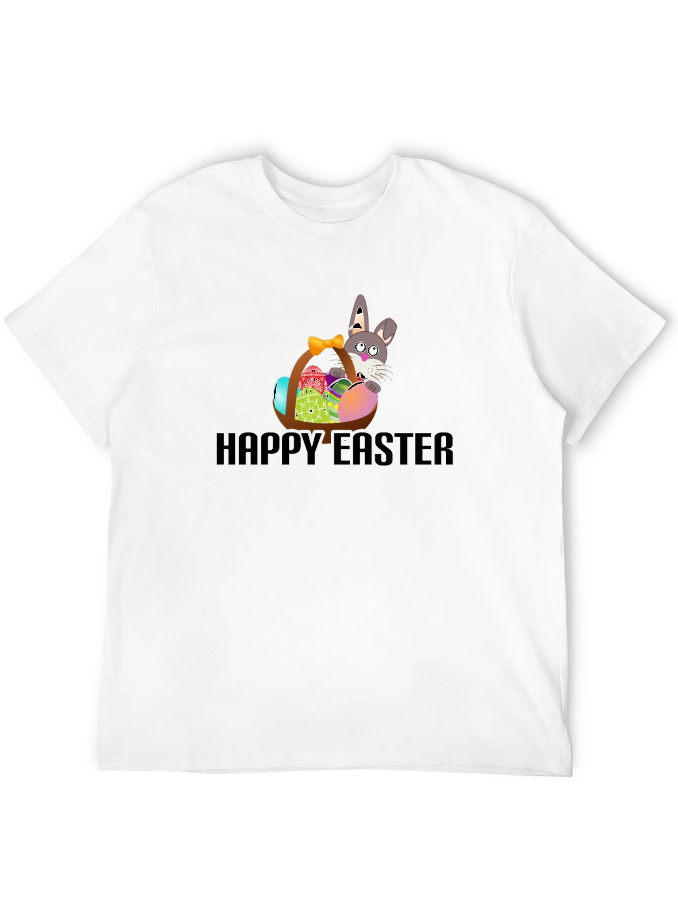 Happy Easter Bunny Basket T-Shirt