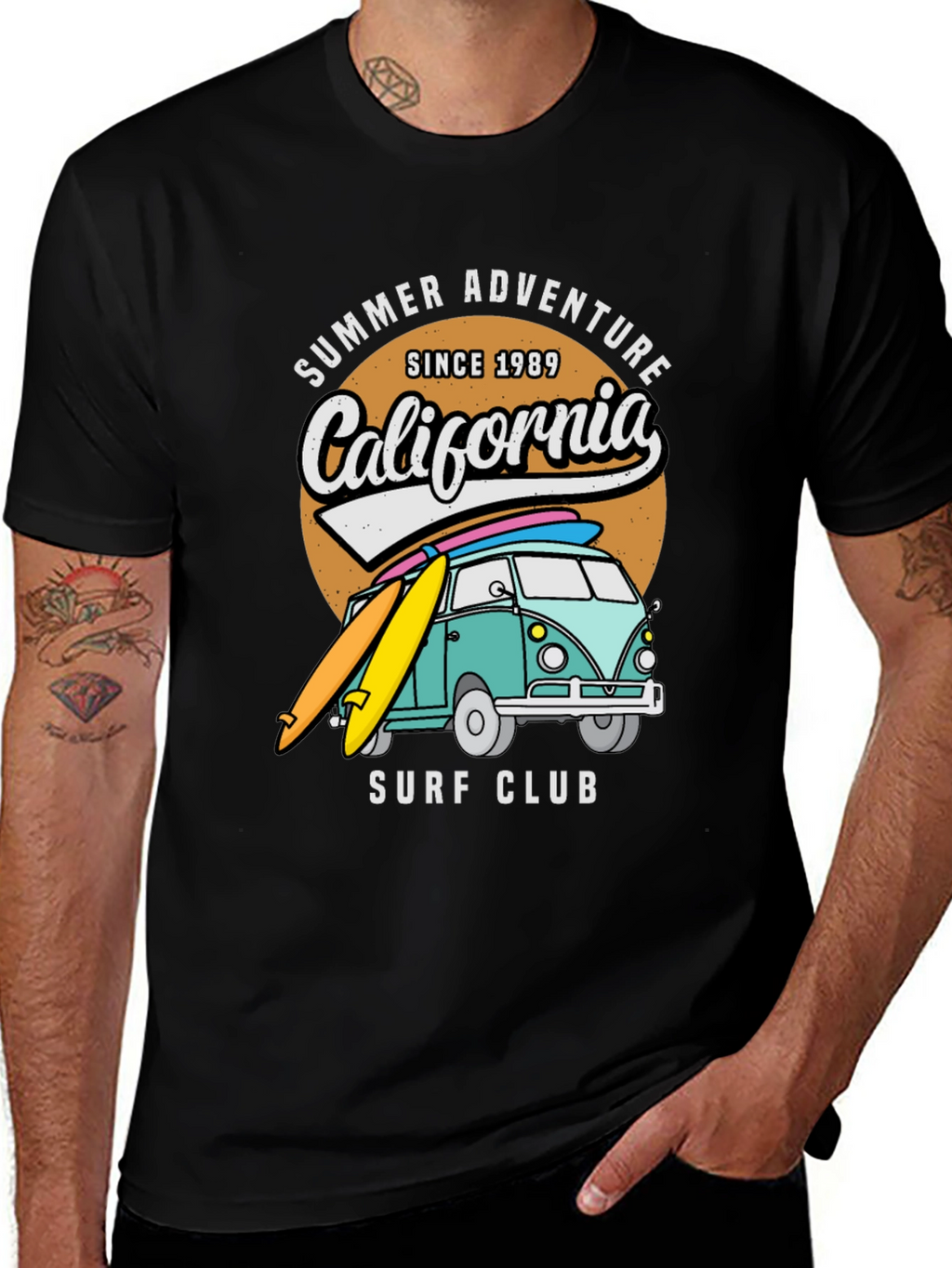 Summer Adventure California Surf Club T-Shirt