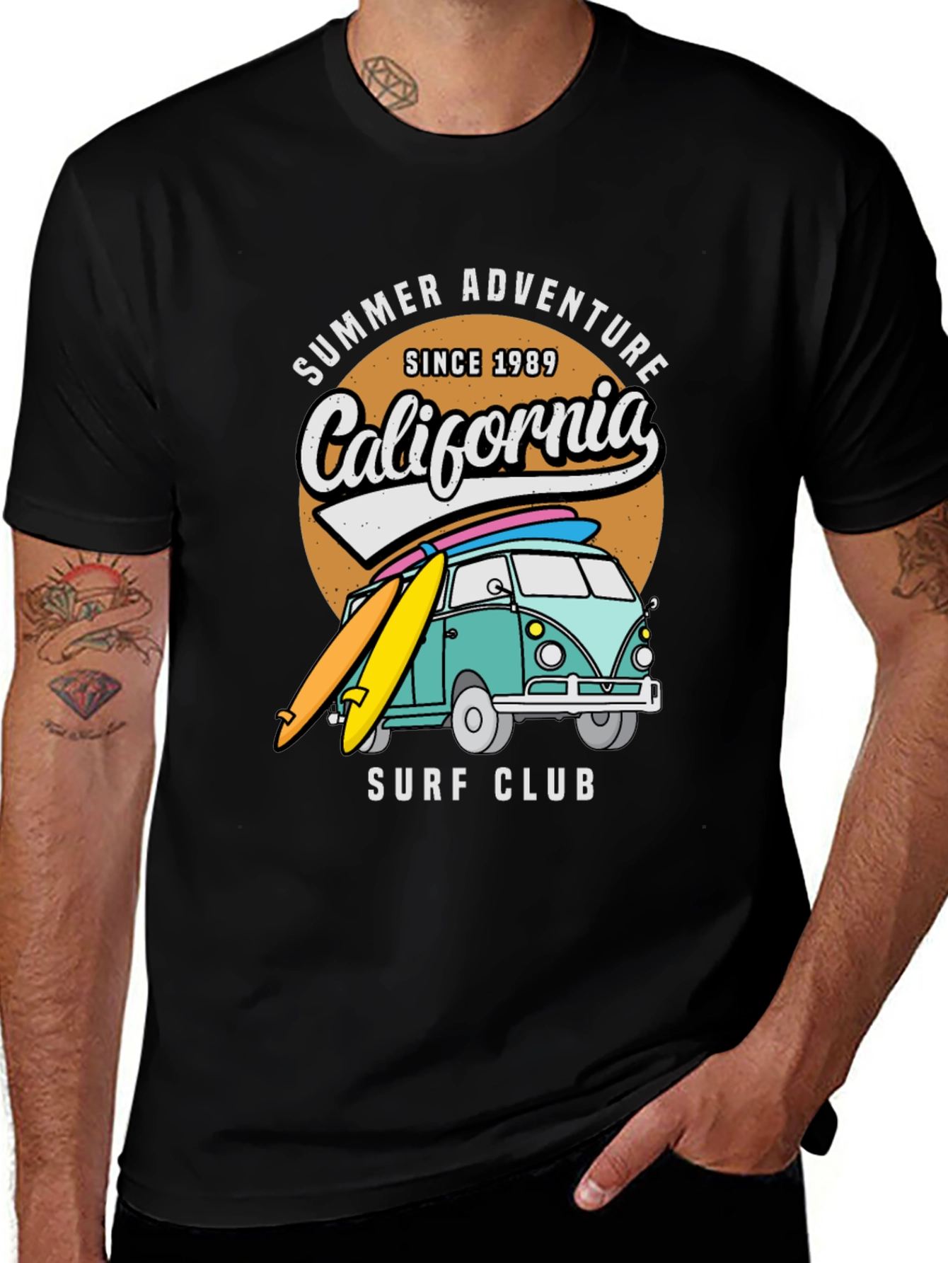 Summer Adventure California Surf Club T-Shirt