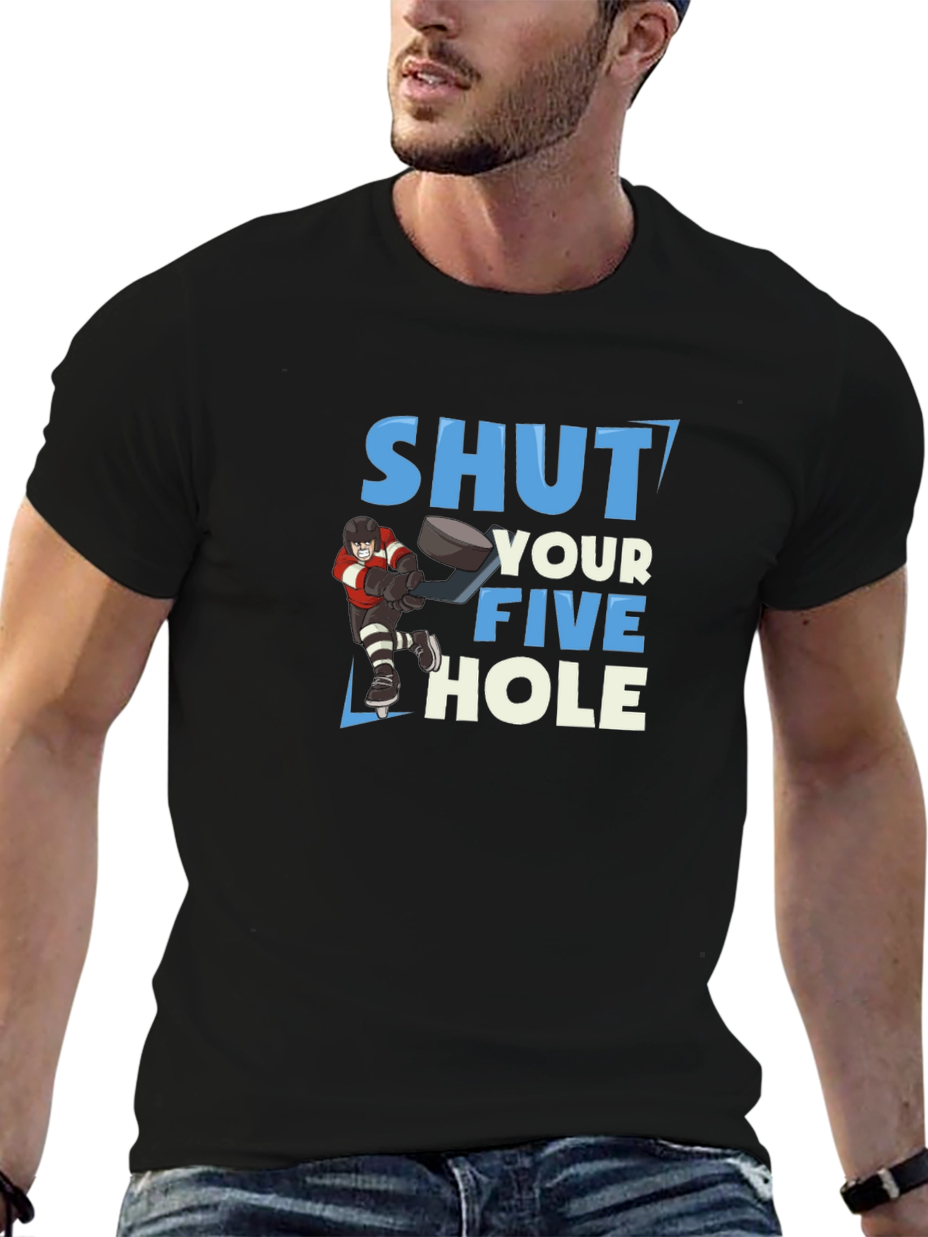 Shut Your Five Hole Hockey T-Shirt
