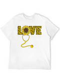 Nurse Life Sunflower Graphic Tee