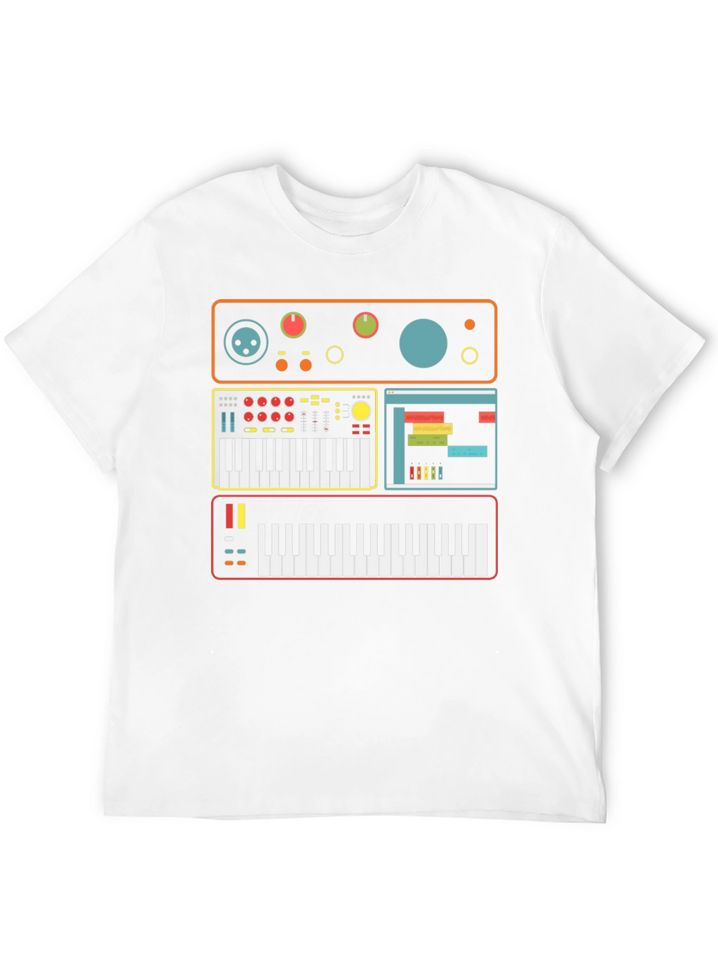 Synth Lover T-Shirt: Music Production Gear Tee