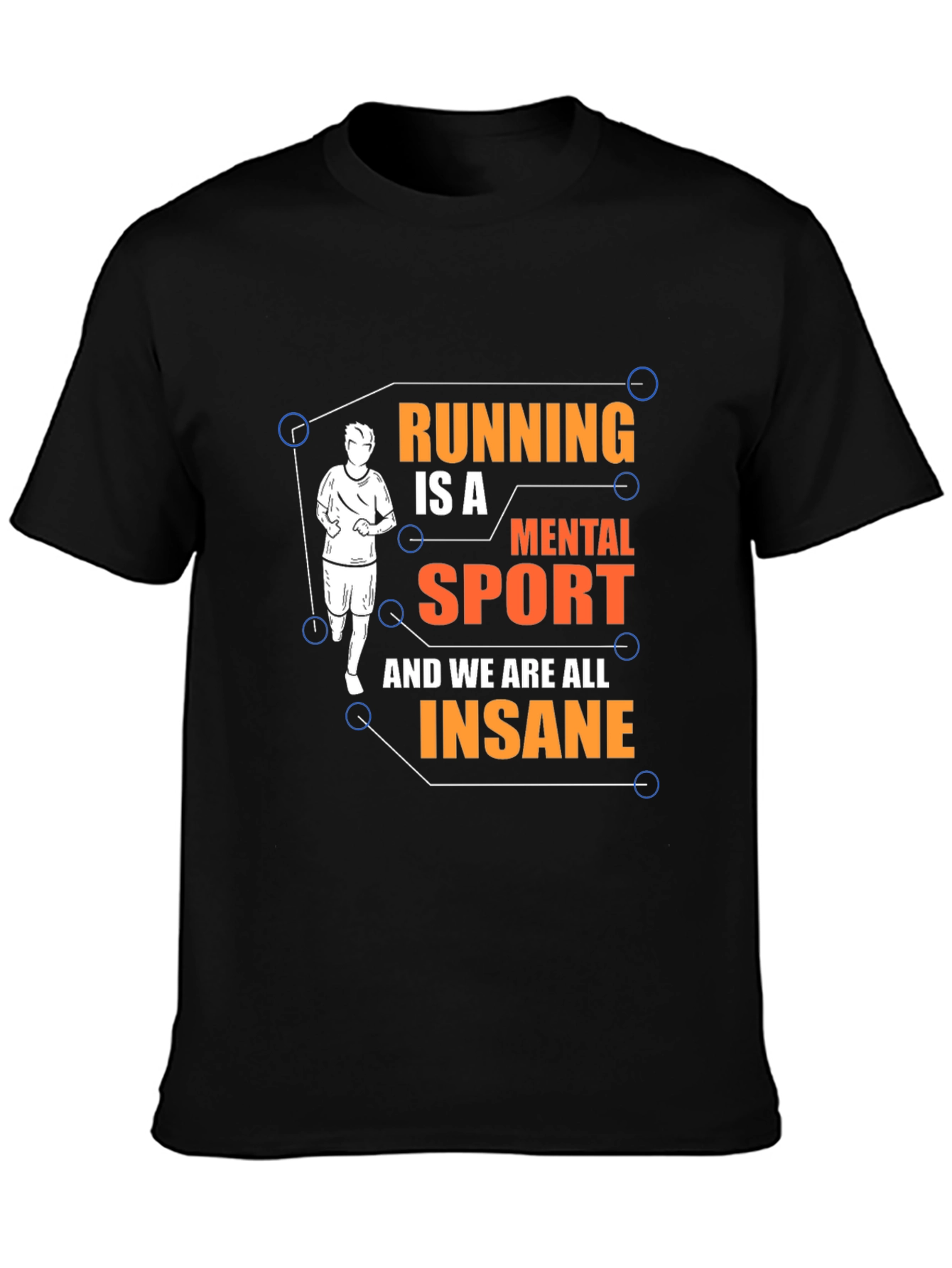 Running is a Mental Sport Graphic Tee