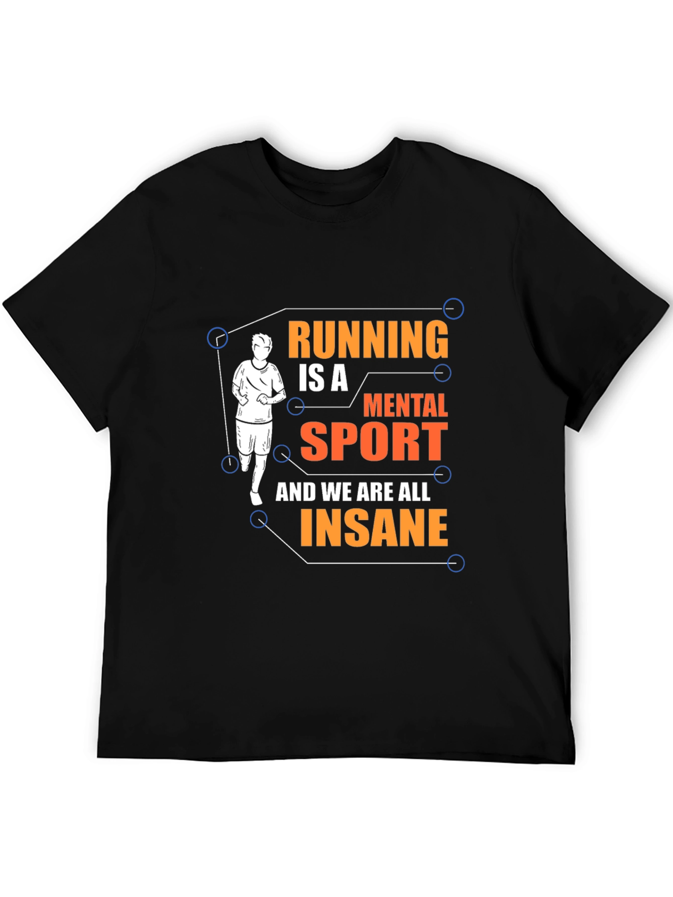 Running is a Mental Sport Graphic Tee