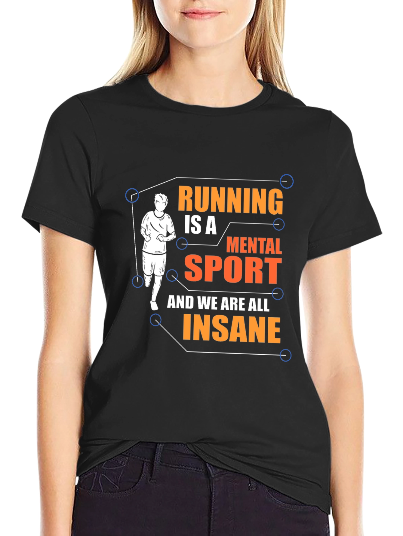 Running is a Mental Sport Graphic Tee