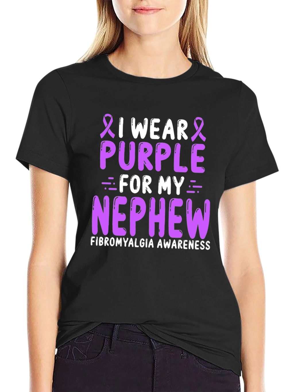 I Wear Purple For My Nephew T-Shirt
