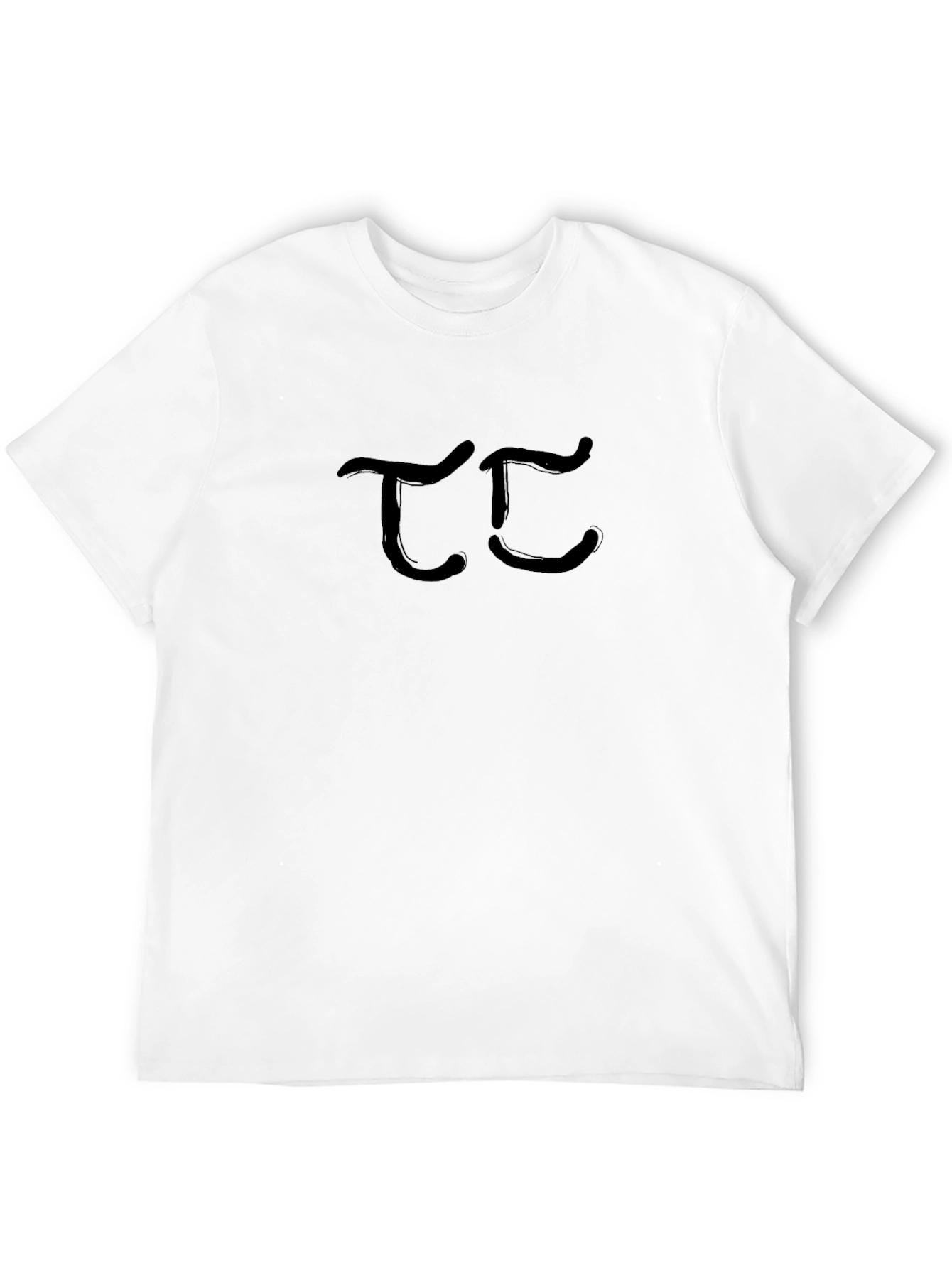 Modern Black T-Shirt with Abstract Design
