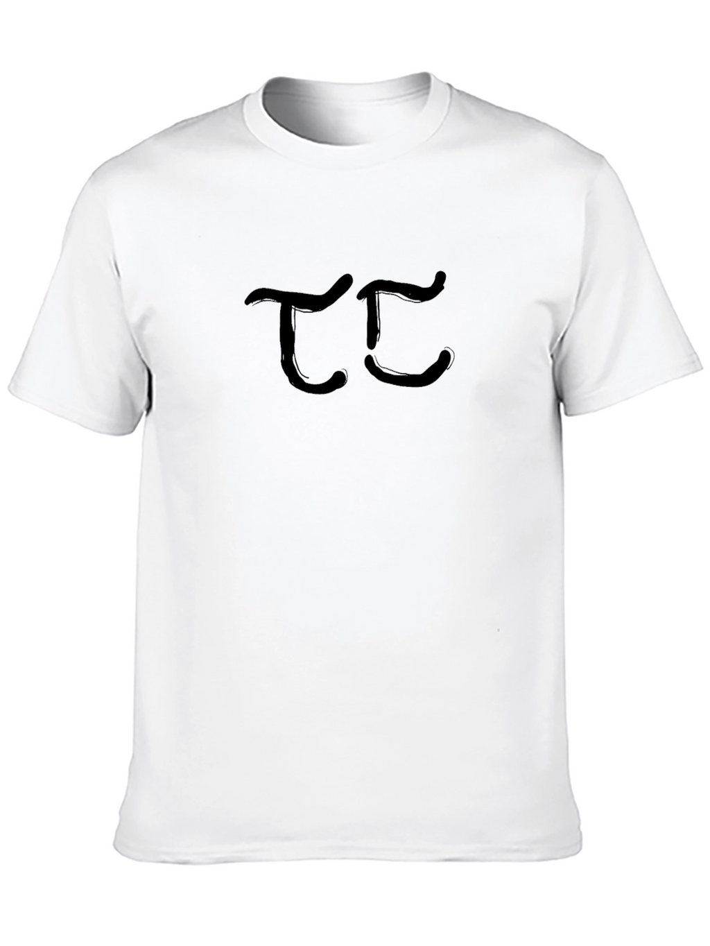 Modern Black T-Shirt with Abstract Design