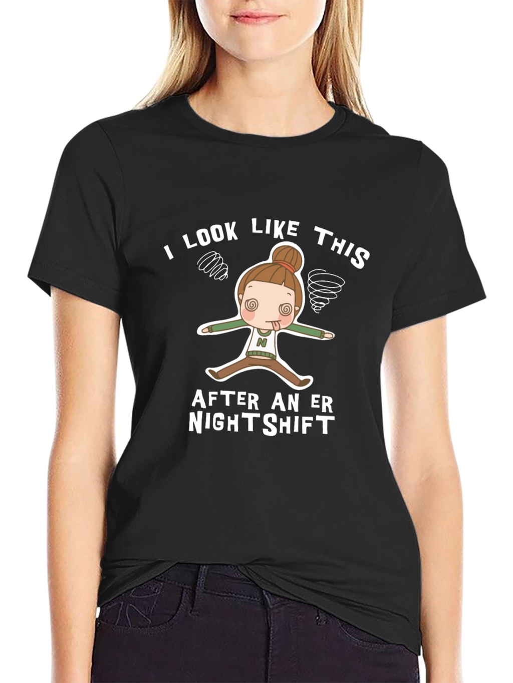 ER Nightshift T-Shirt Funny RN Nurse Tee