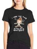 ER Nightshift T-Shirt Funny RN Nurse Tee