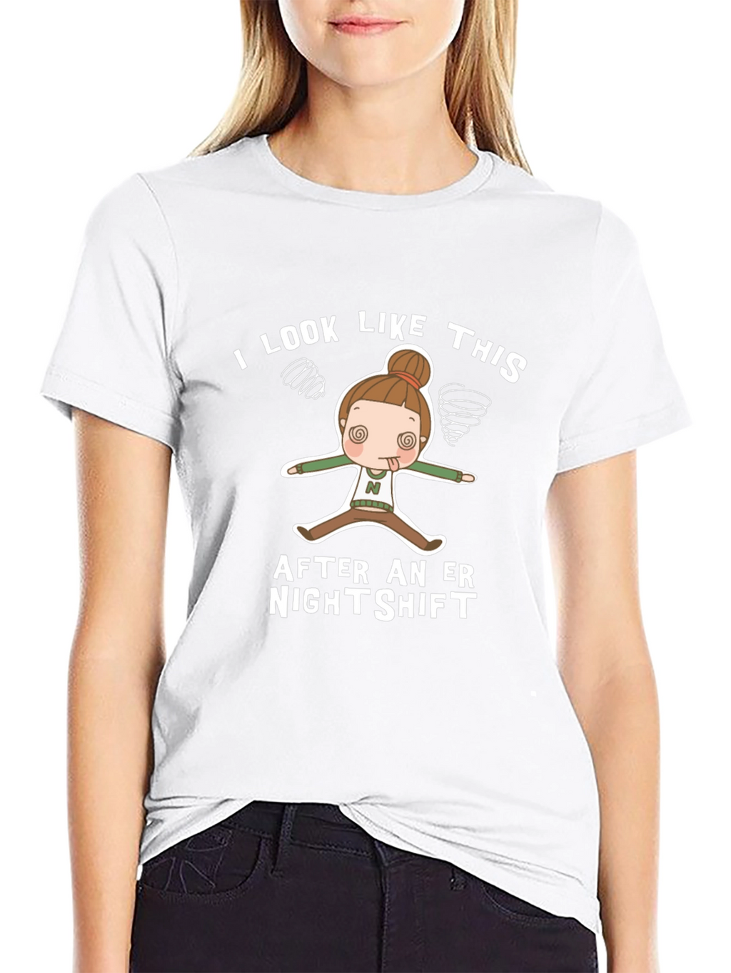 ER Nightshift T-Shirt Funny RN Nurse Tee