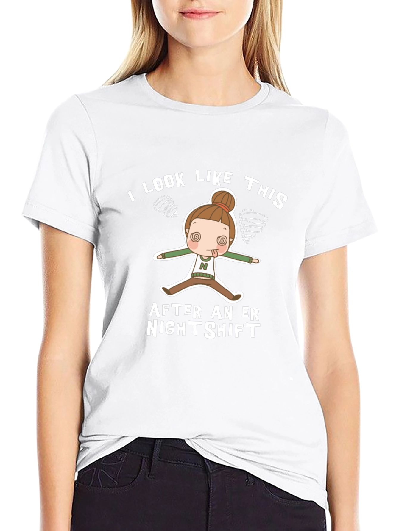 ER Nightshift T-Shirt Funny RN Nurse Tee