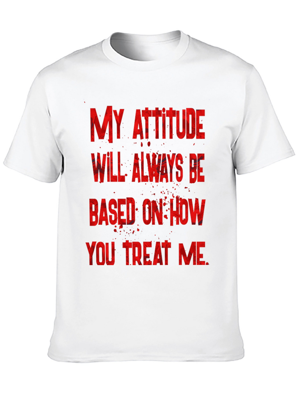 Attitude Graphic Tee - Black T-Shirt