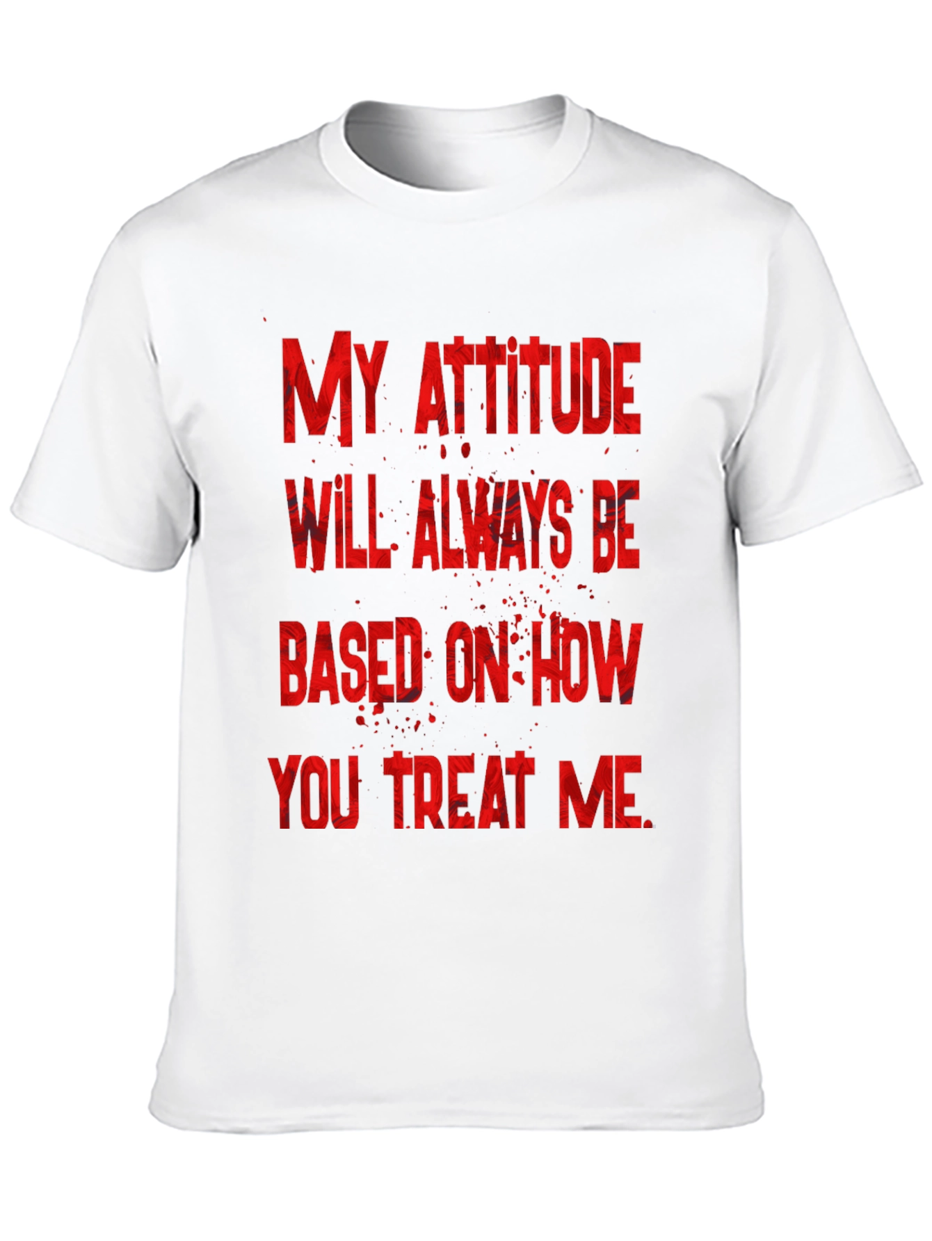 Attitude Graphic Tee - Black T-Shirt