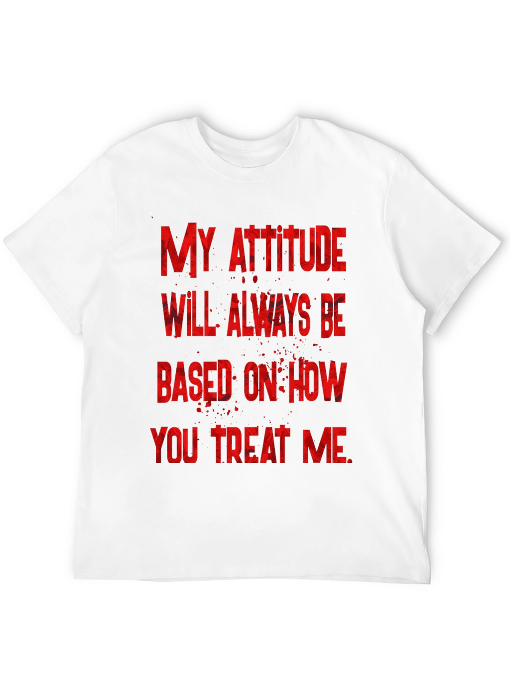 Attitude Graphic Tee - Black T-Shirt