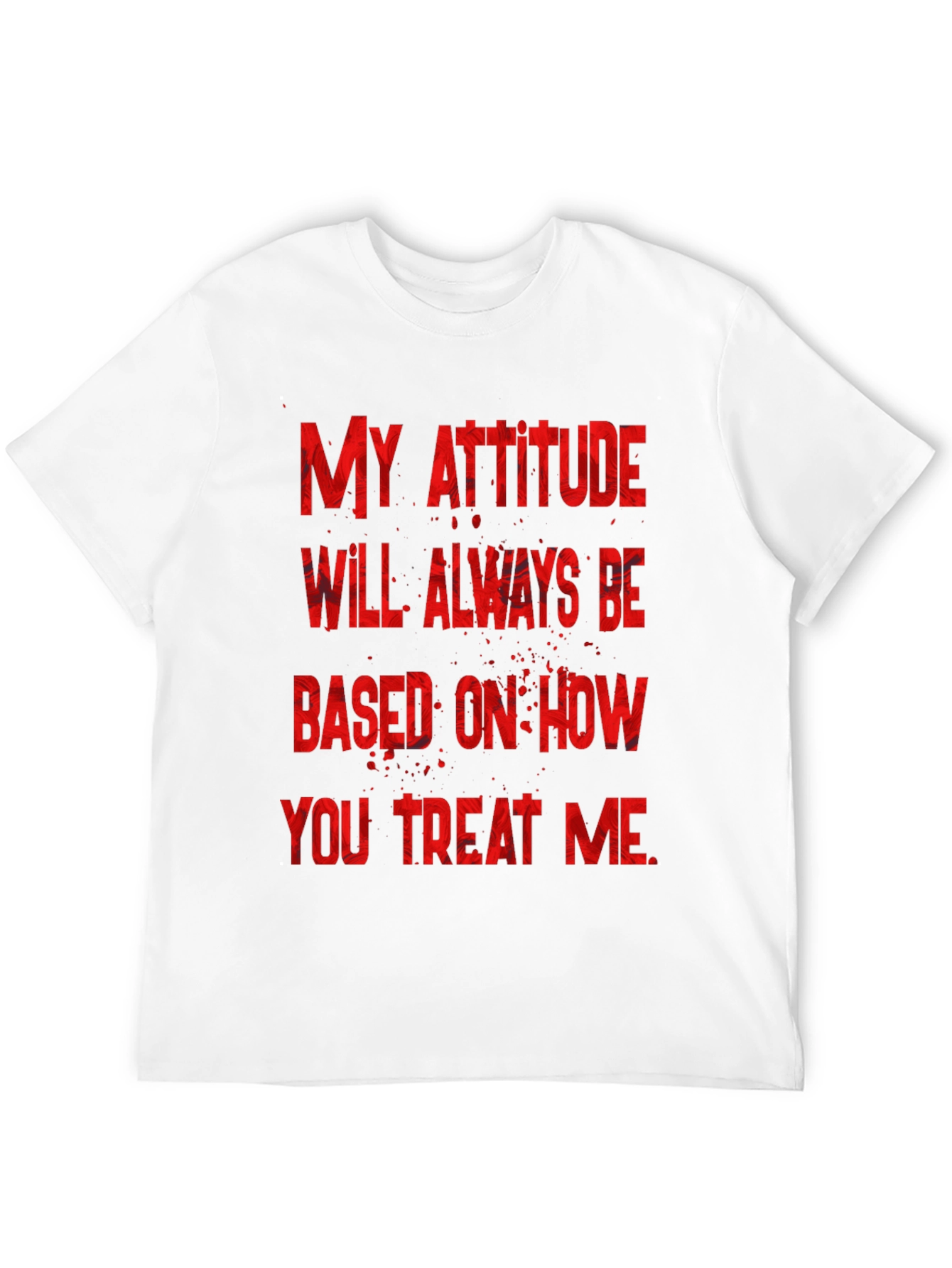 Attitude Graphic Tee - Black T-Shirt
