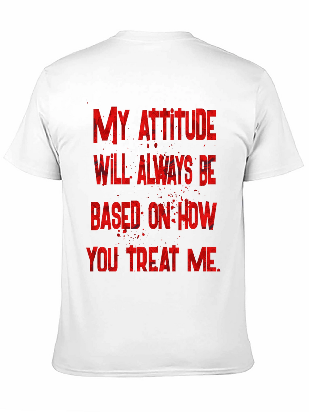 Attitude Graphic Tee - Black T-Shirt