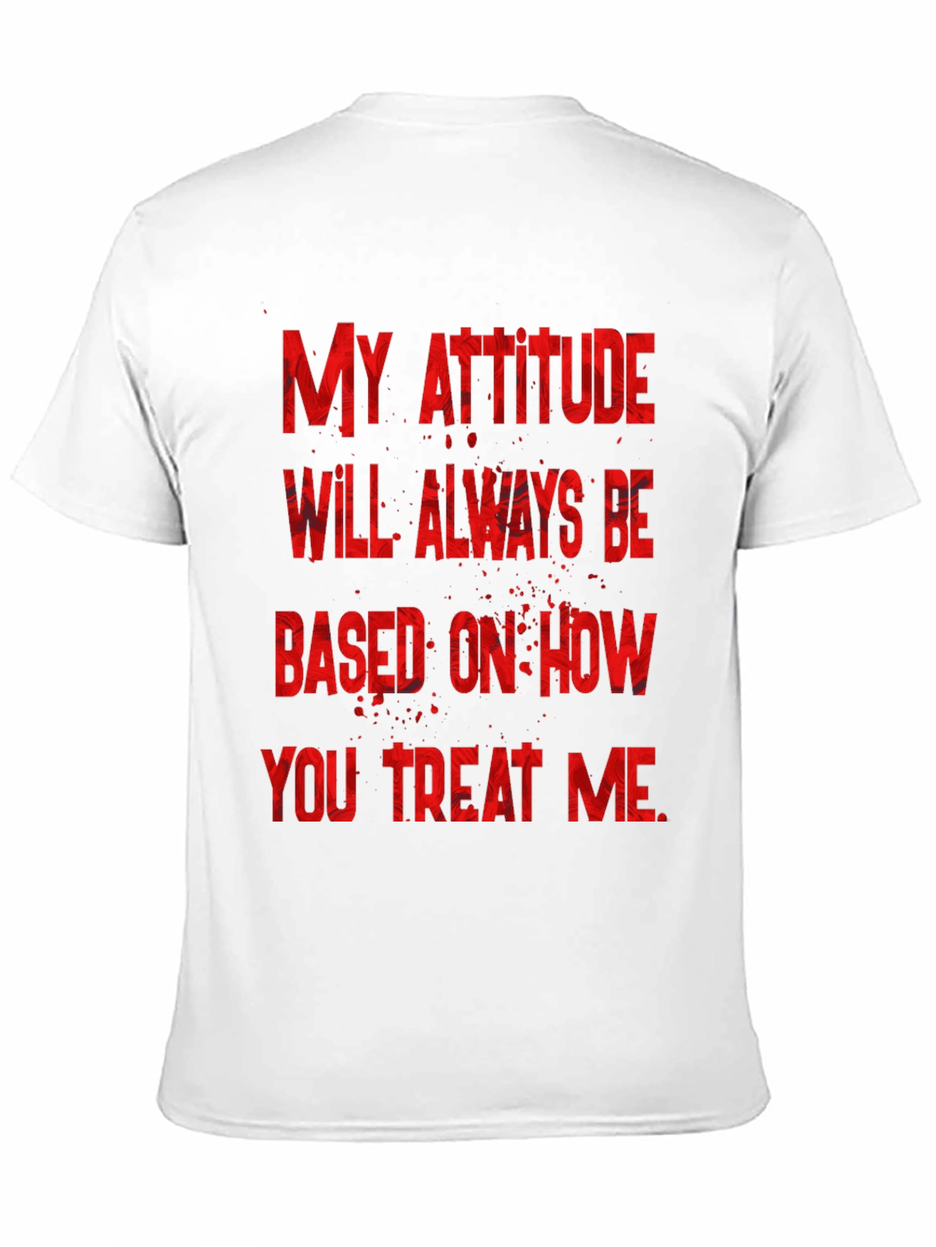 Attitude Graphic Tee - Black T-Shirt