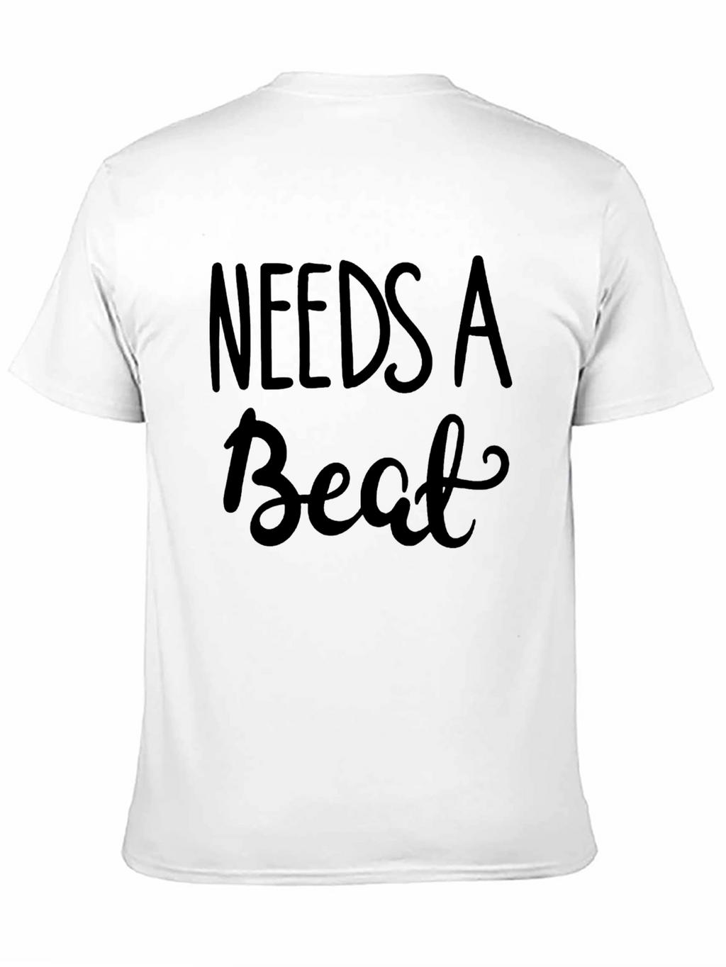Needs a Beat Graphic Tee - Mens Black T-Shirt