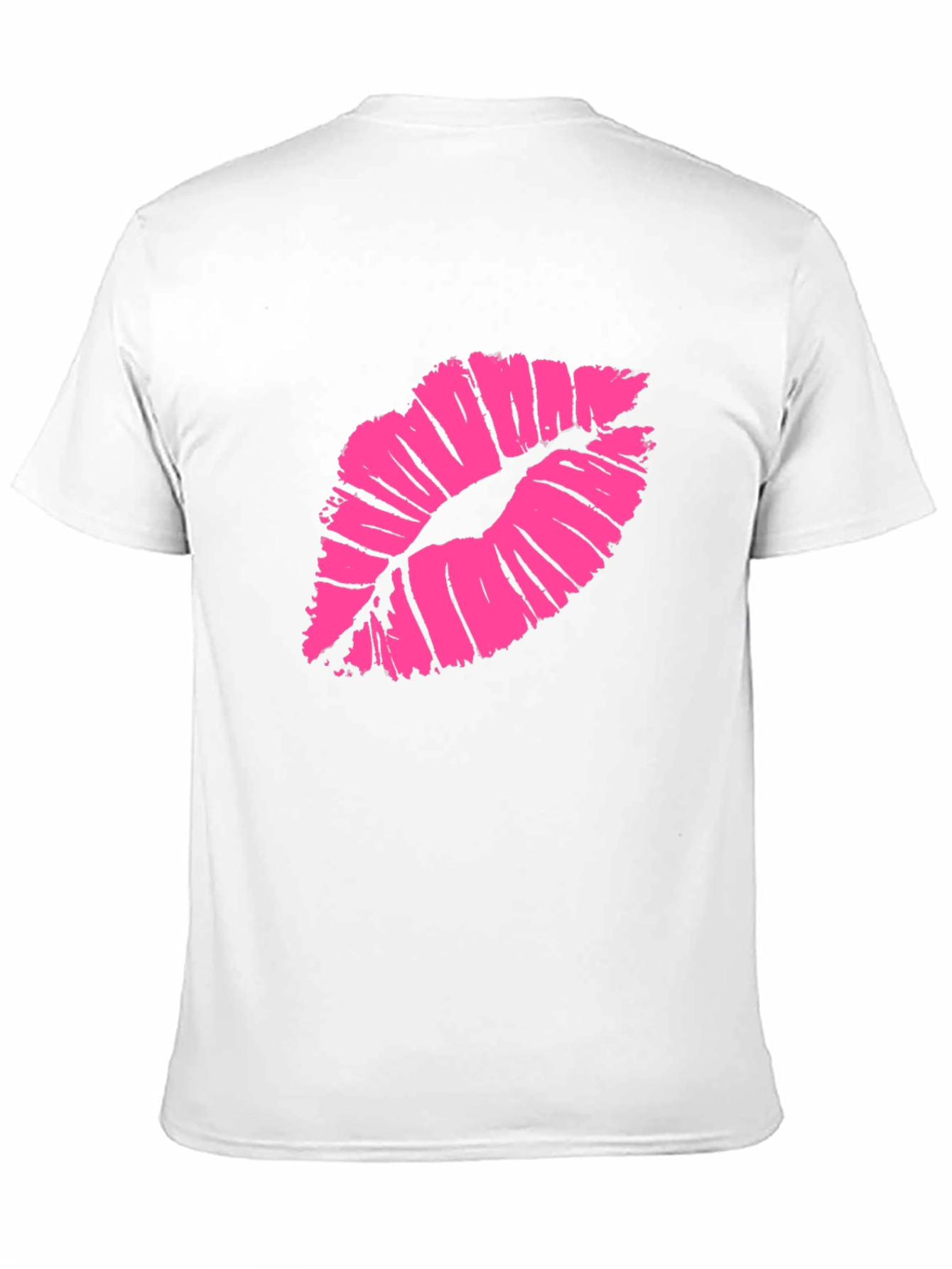 Kiss Lips Graphic T-Shirt - Stylish Black Tee