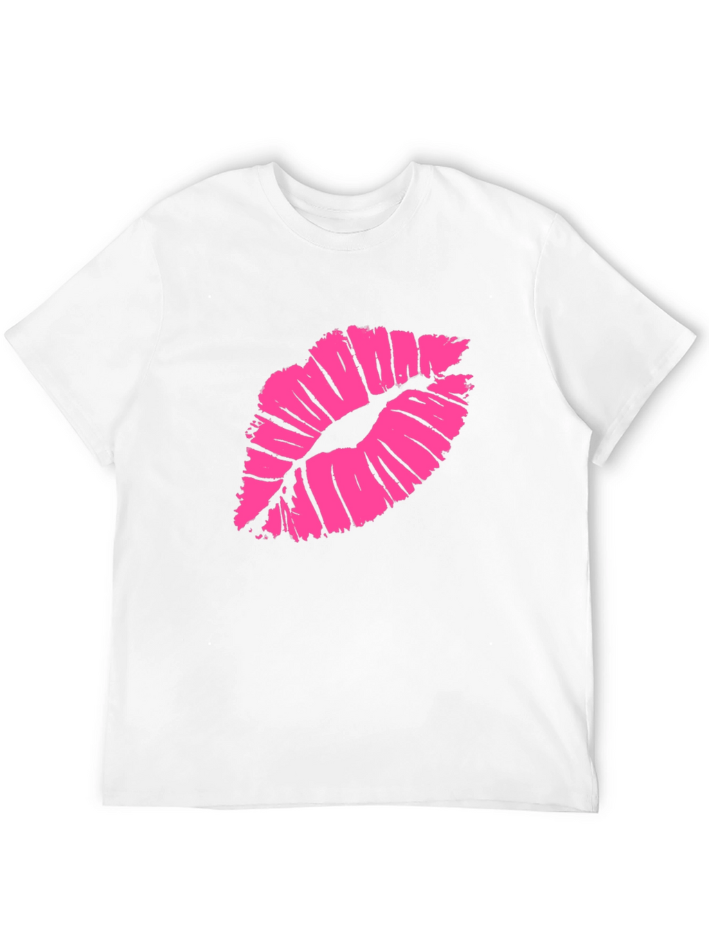 Kiss Lips Graphic T-Shirt - Stylish Black Tee
