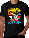 Mission Completed 3rd Birthday Astronaut T-Shirt