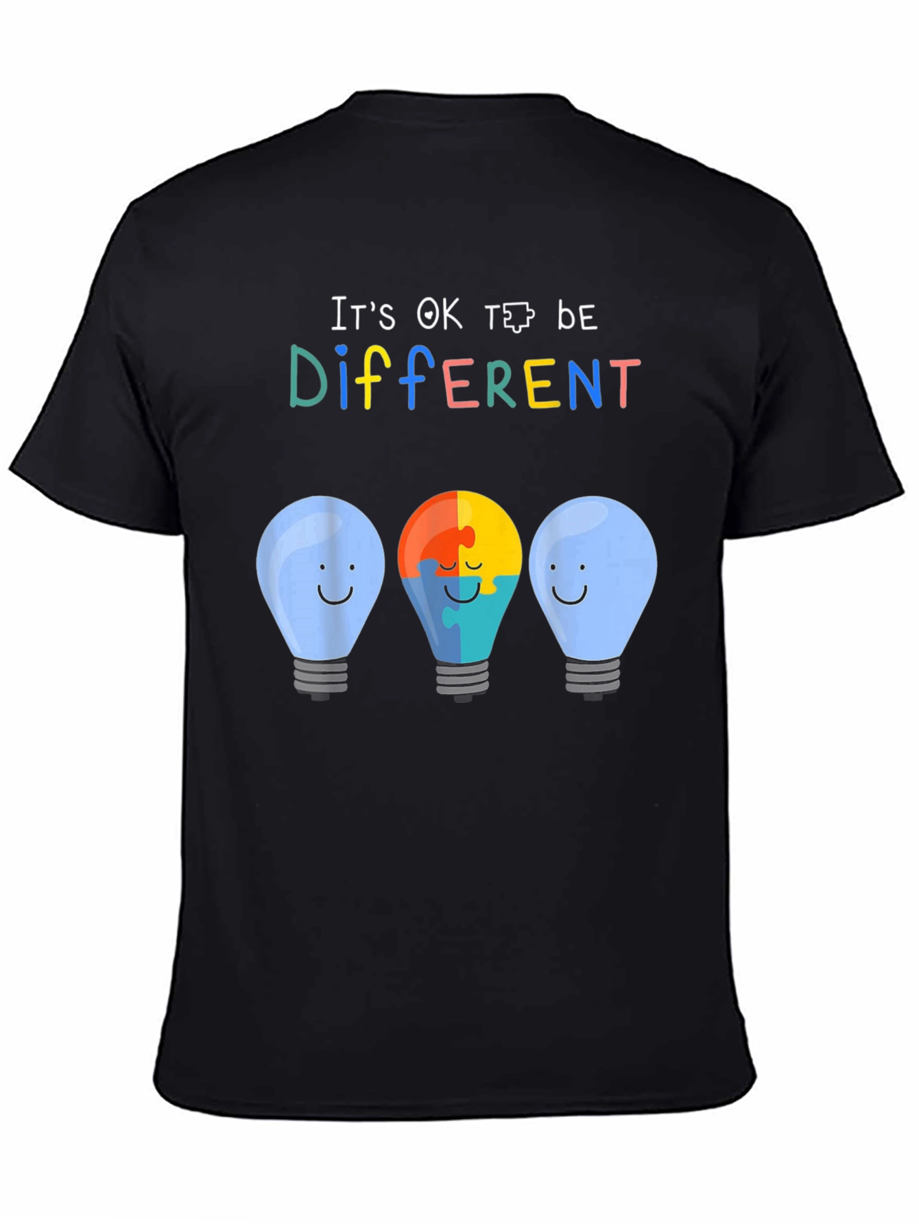 Autism Awareness T-Shirt - Its OK To Be Different