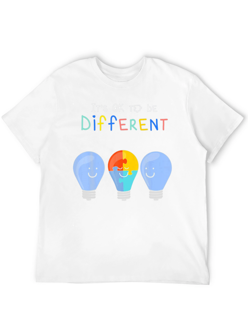 Autism Awareness T-Shirt - Its OK To Be Different