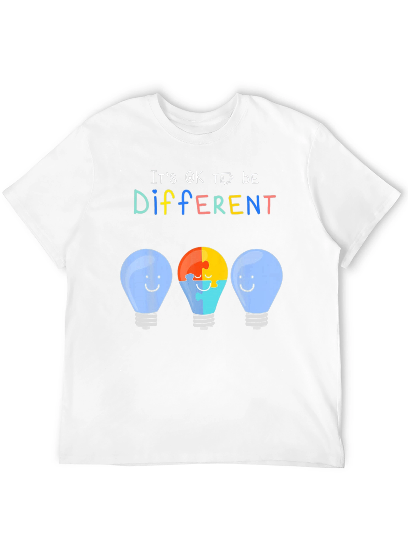 Autism Awareness T-Shirt - Its OK To Be Different