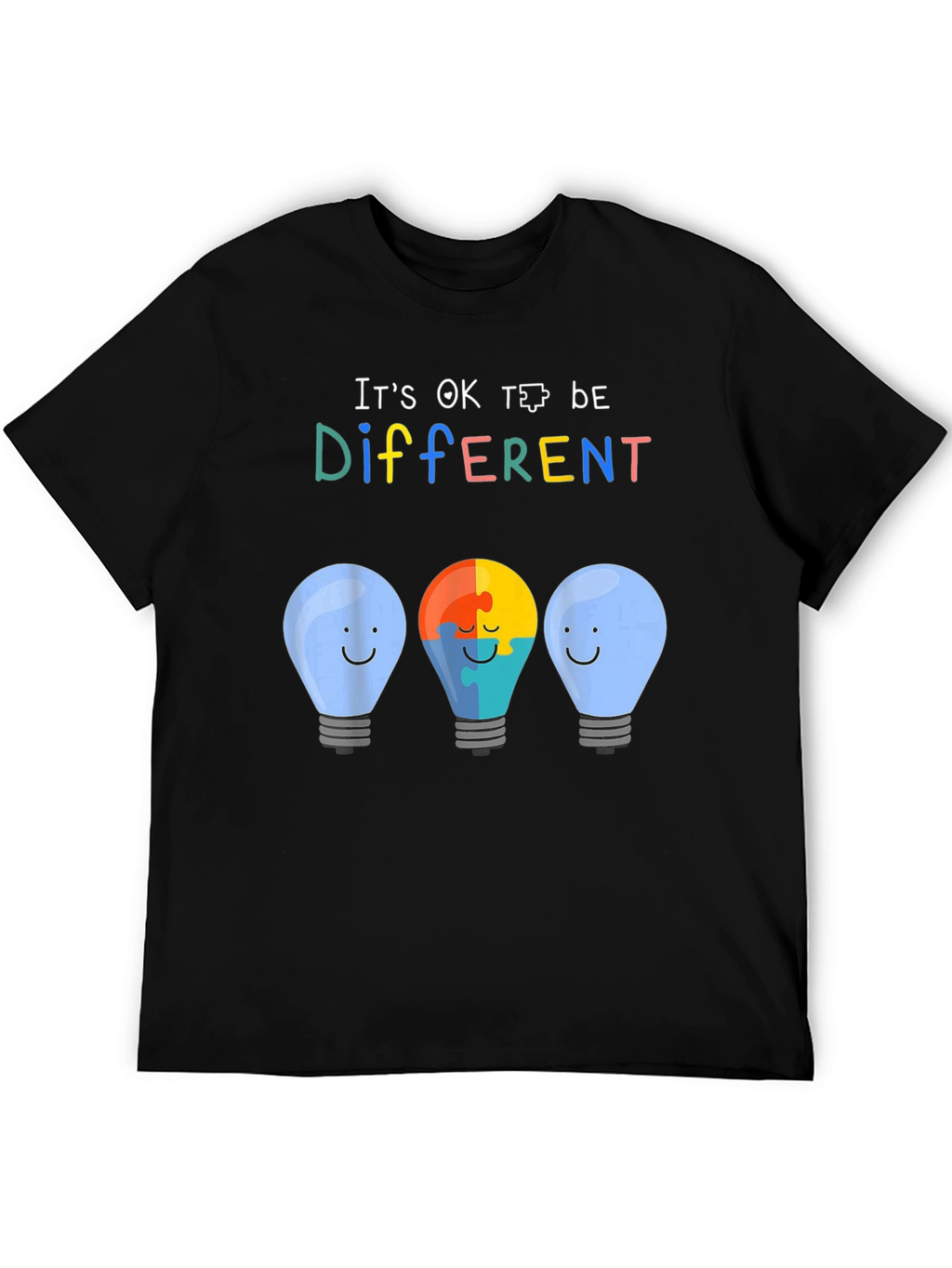 Autism Awareness T-Shirt - Its OK To Be Different