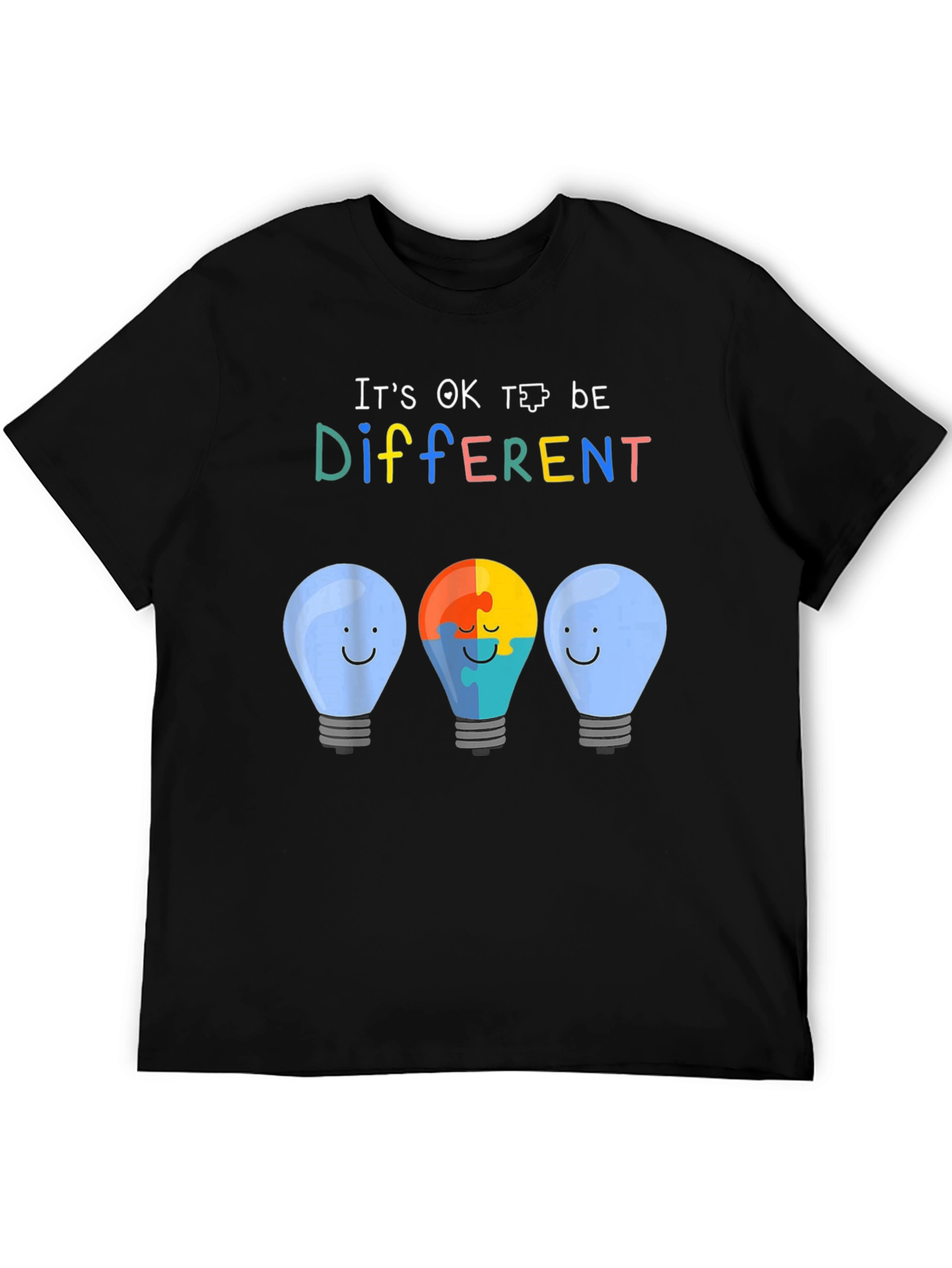 Autism Awareness T-Shirt - Its OK To Be Different