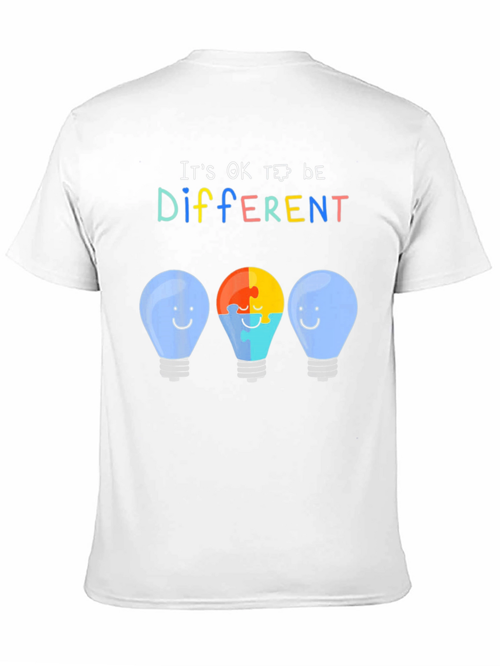 Autism Awareness T-Shirt - Its OK To Be Different