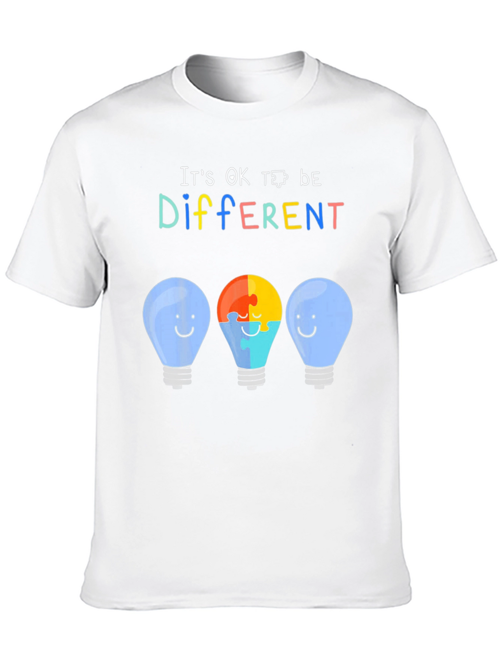 Autism Awareness T-Shirt - Its OK To Be Different
