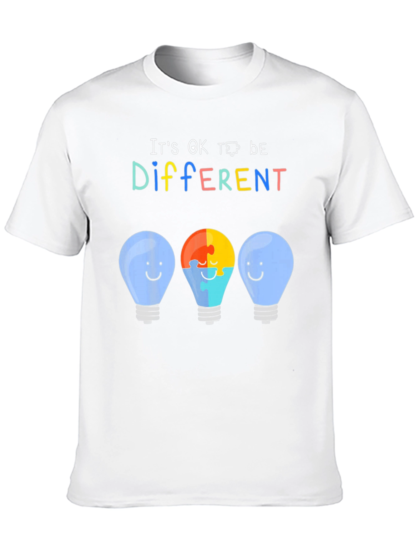 Autism Awareness T-Shirt - Its OK To Be Different