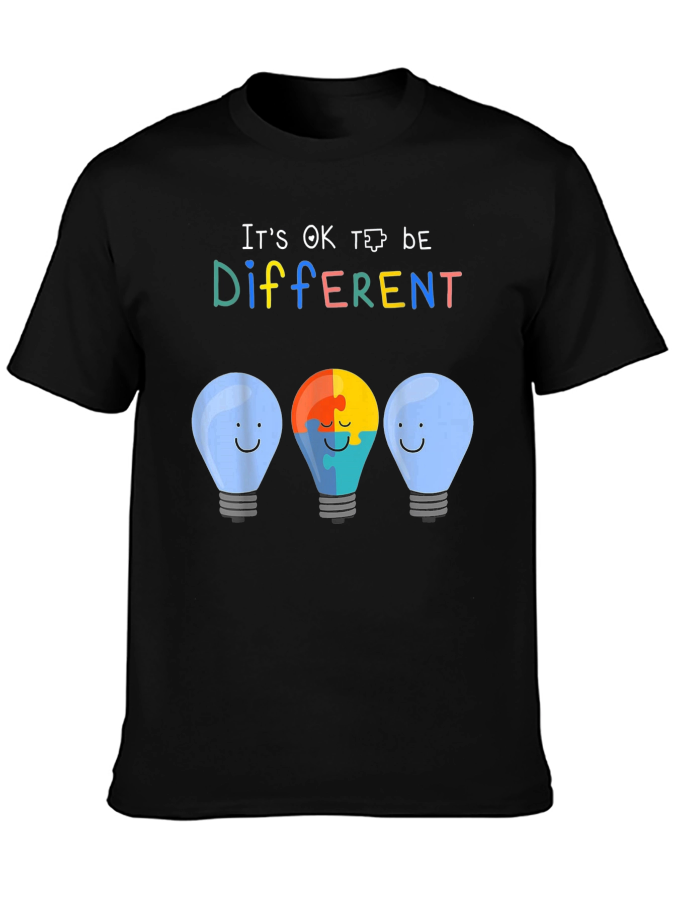 Autism Awareness T-Shirt - Its OK To Be Different