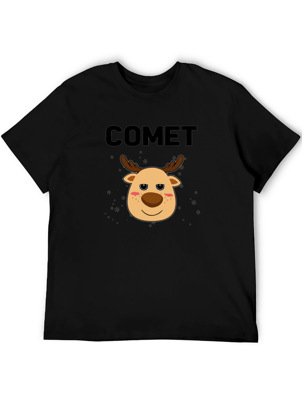 Comet Reindeer T-Shirt - Holiday Cheer