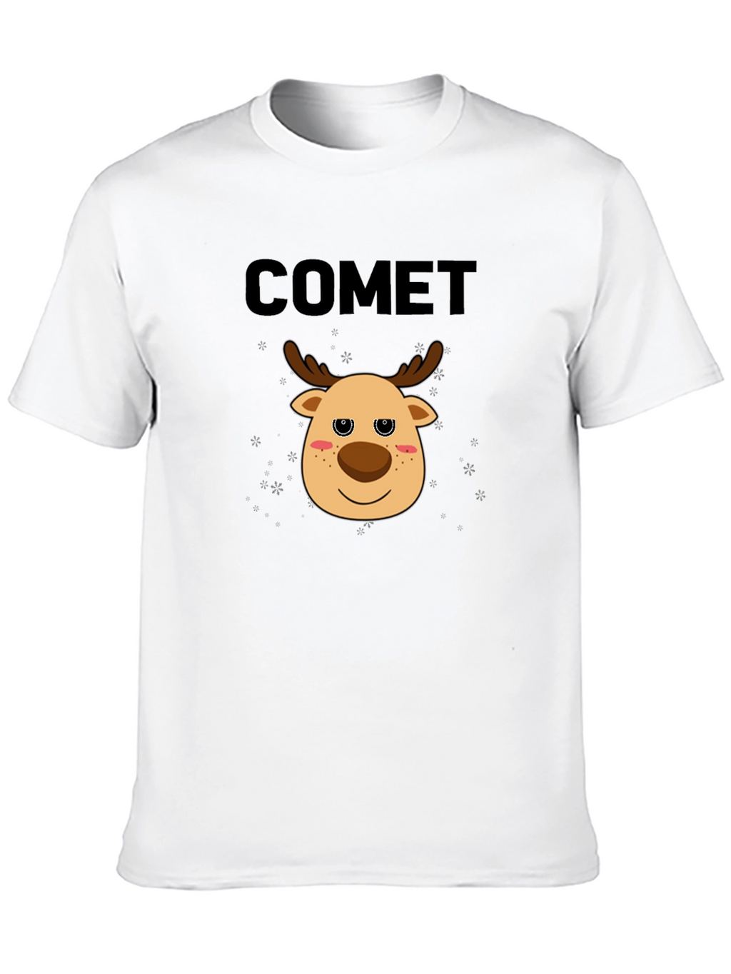 Comet Reindeer T-Shirt - Holiday Cheer