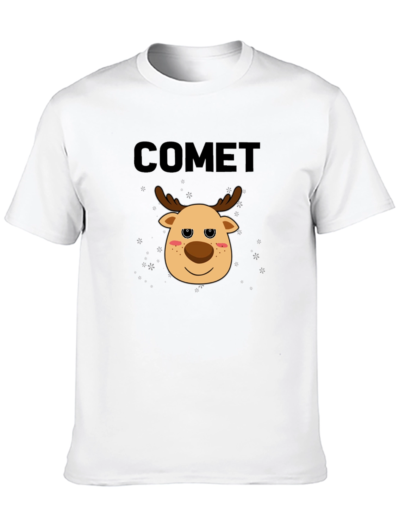 Comet Reindeer T-Shirt - Holiday Cheer