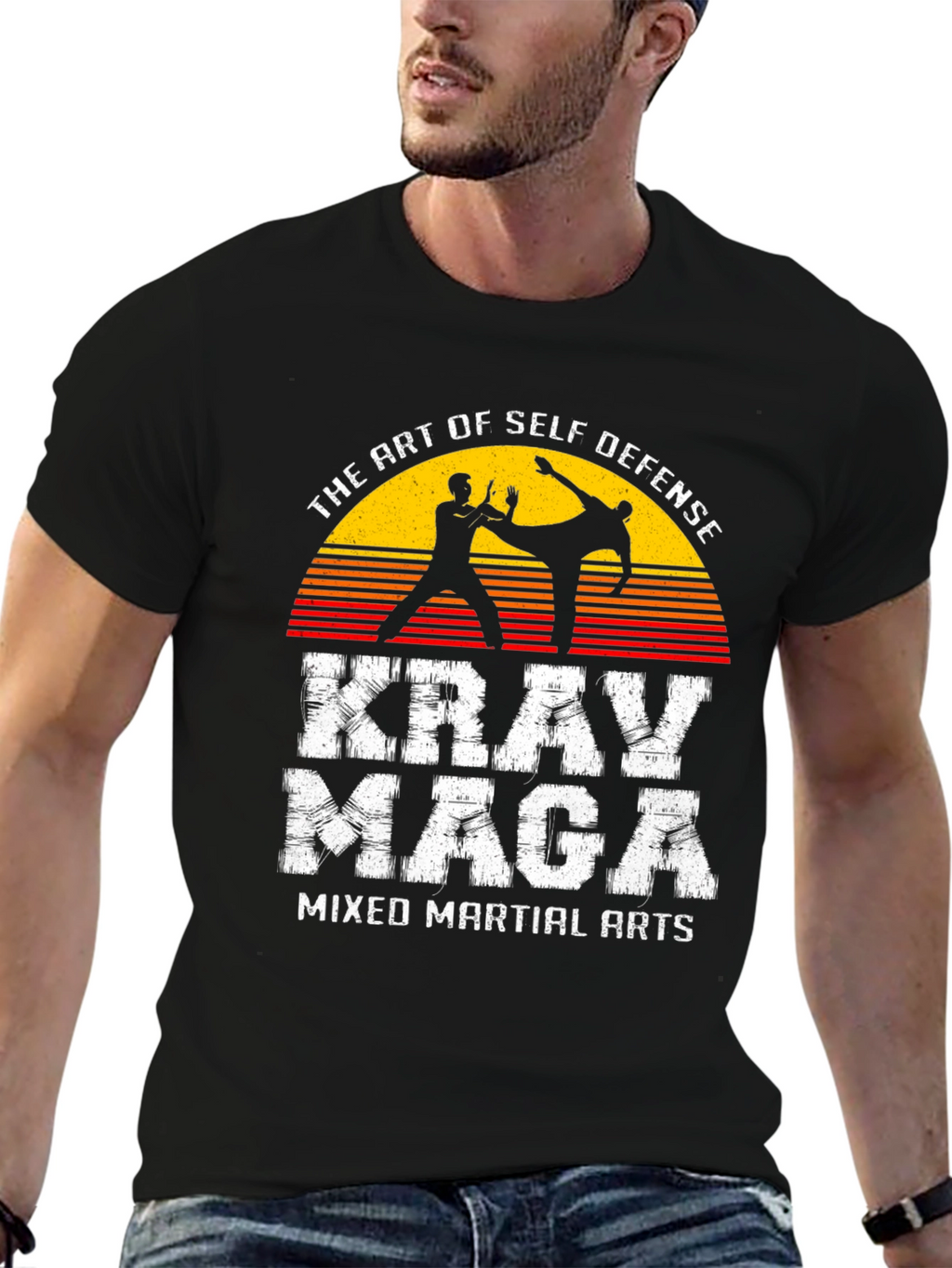 Krav Maga Self Defense T-Shirt - Mixed Martial Arts