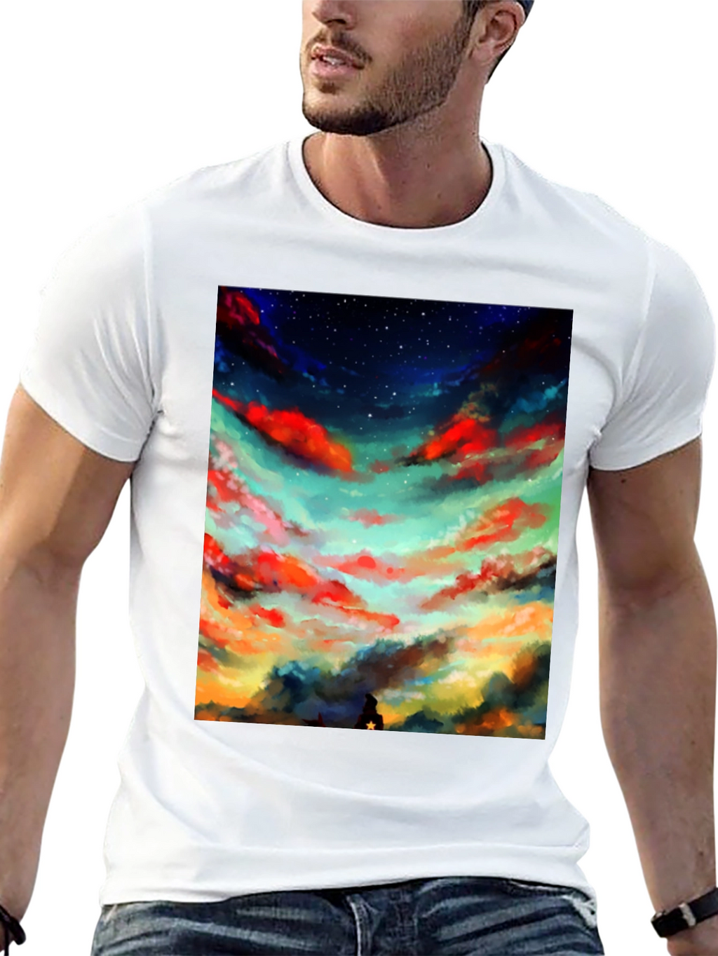 Celestial Dreamscape Graphic Tee
