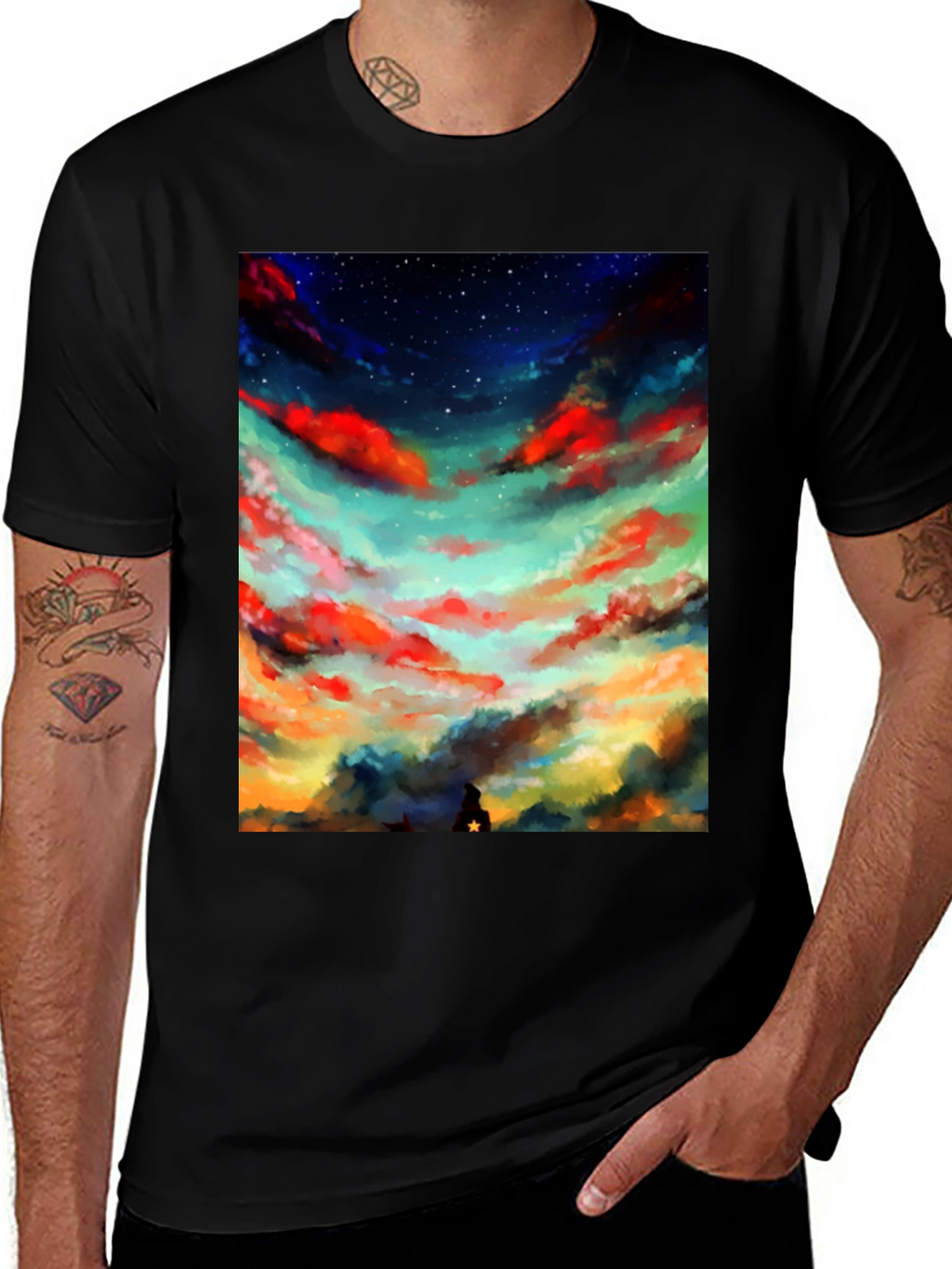 Celestial Dreamscape Graphic Tee