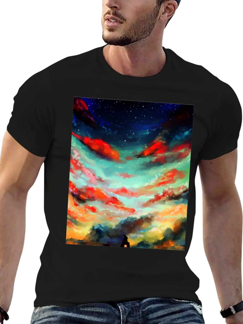 Celestial Dreamscape Graphic Tee