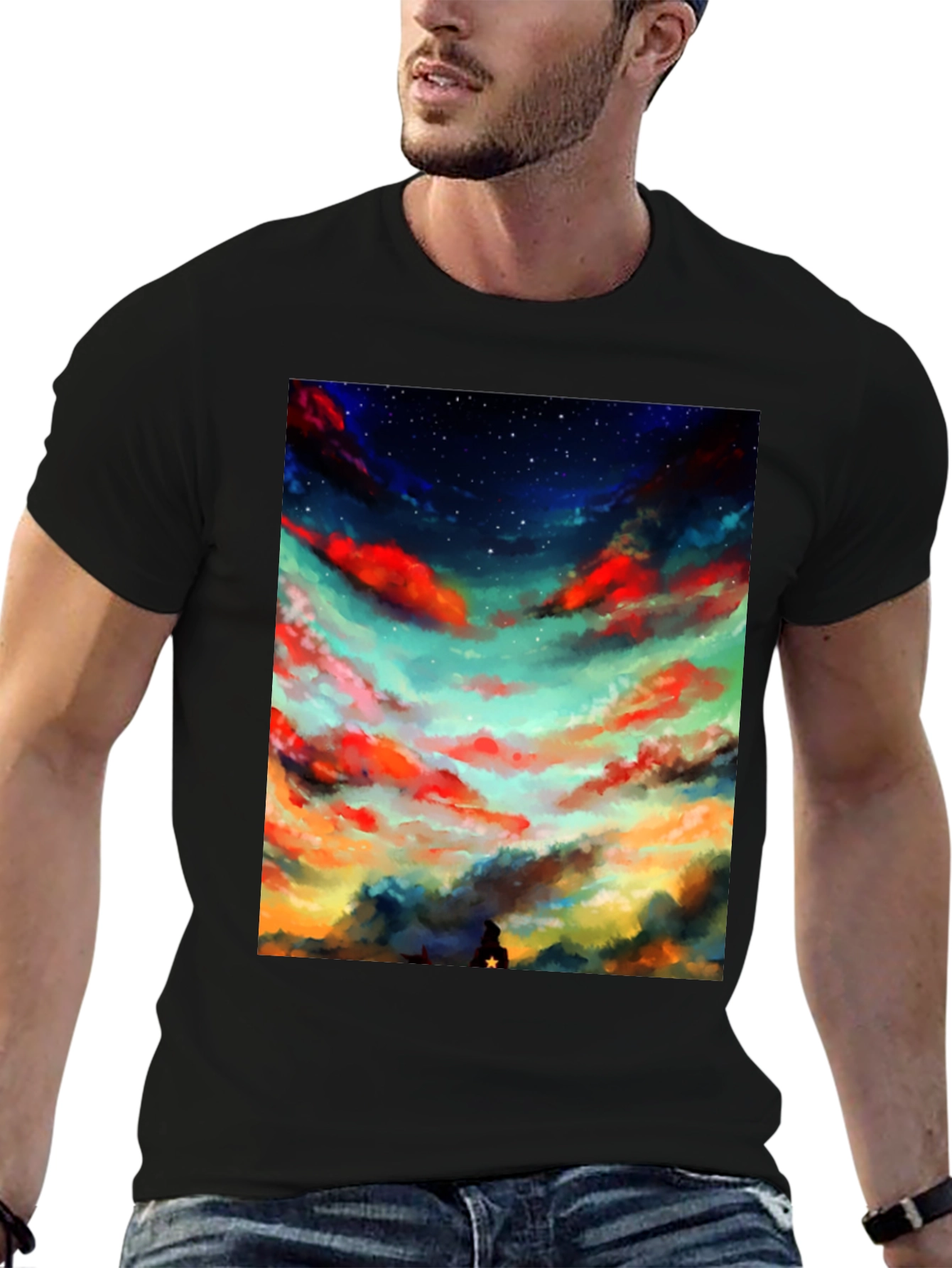 Celestial Dreamscape Graphic Tee