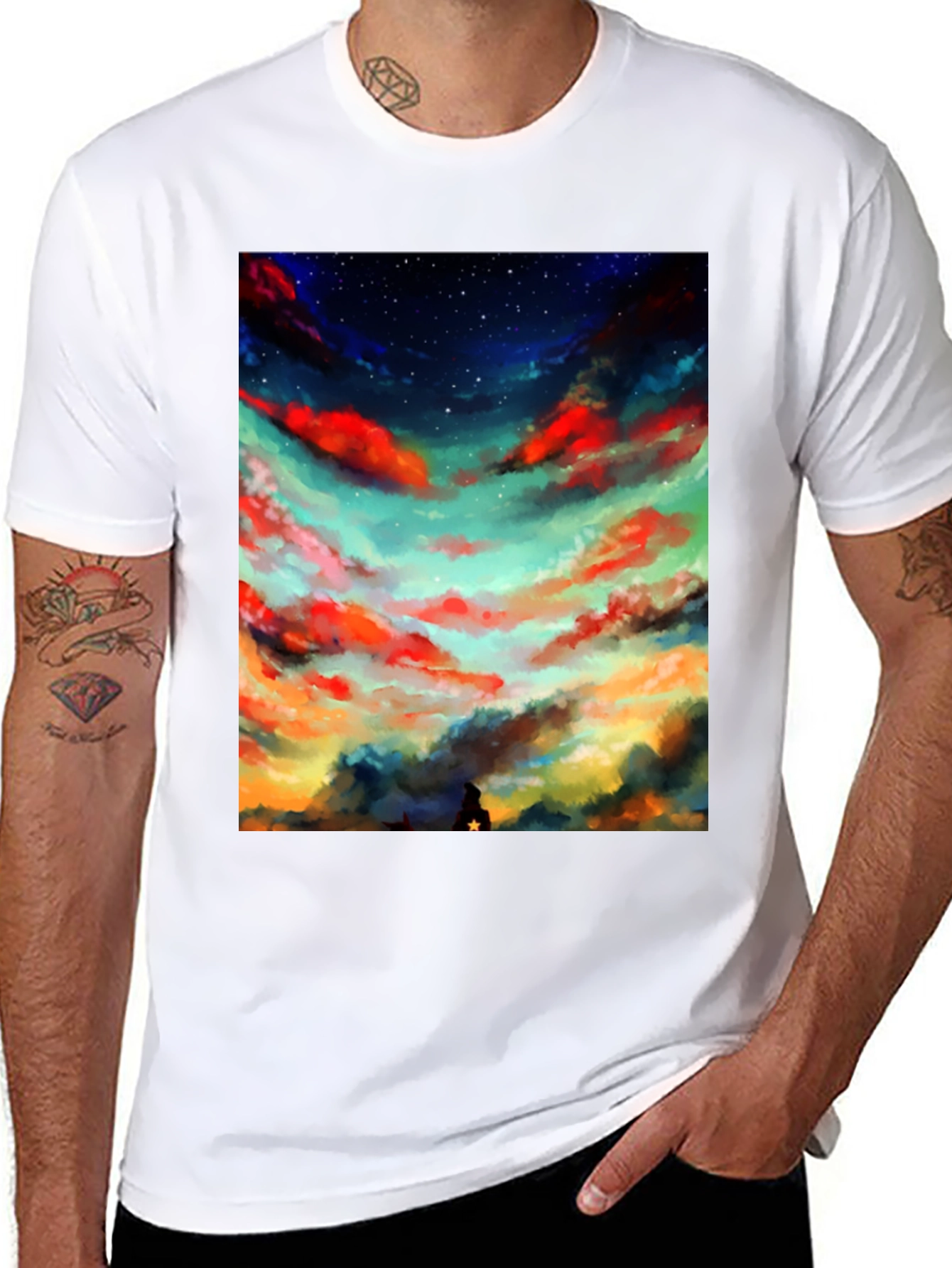Celestial Dreamscape Graphic Tee