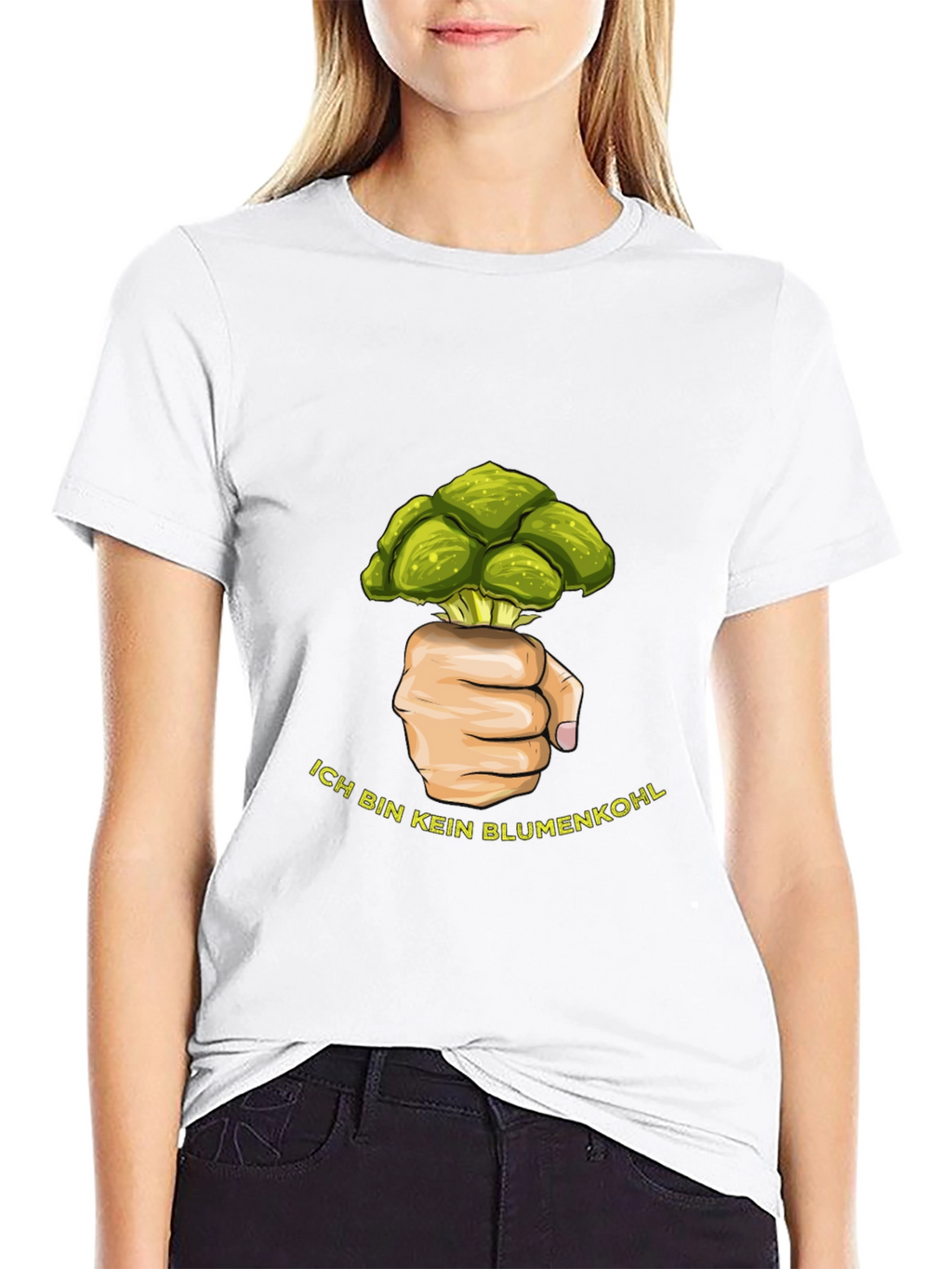 Broccoli Fist T-Shirt - Funny Vegetable Graphic Tee