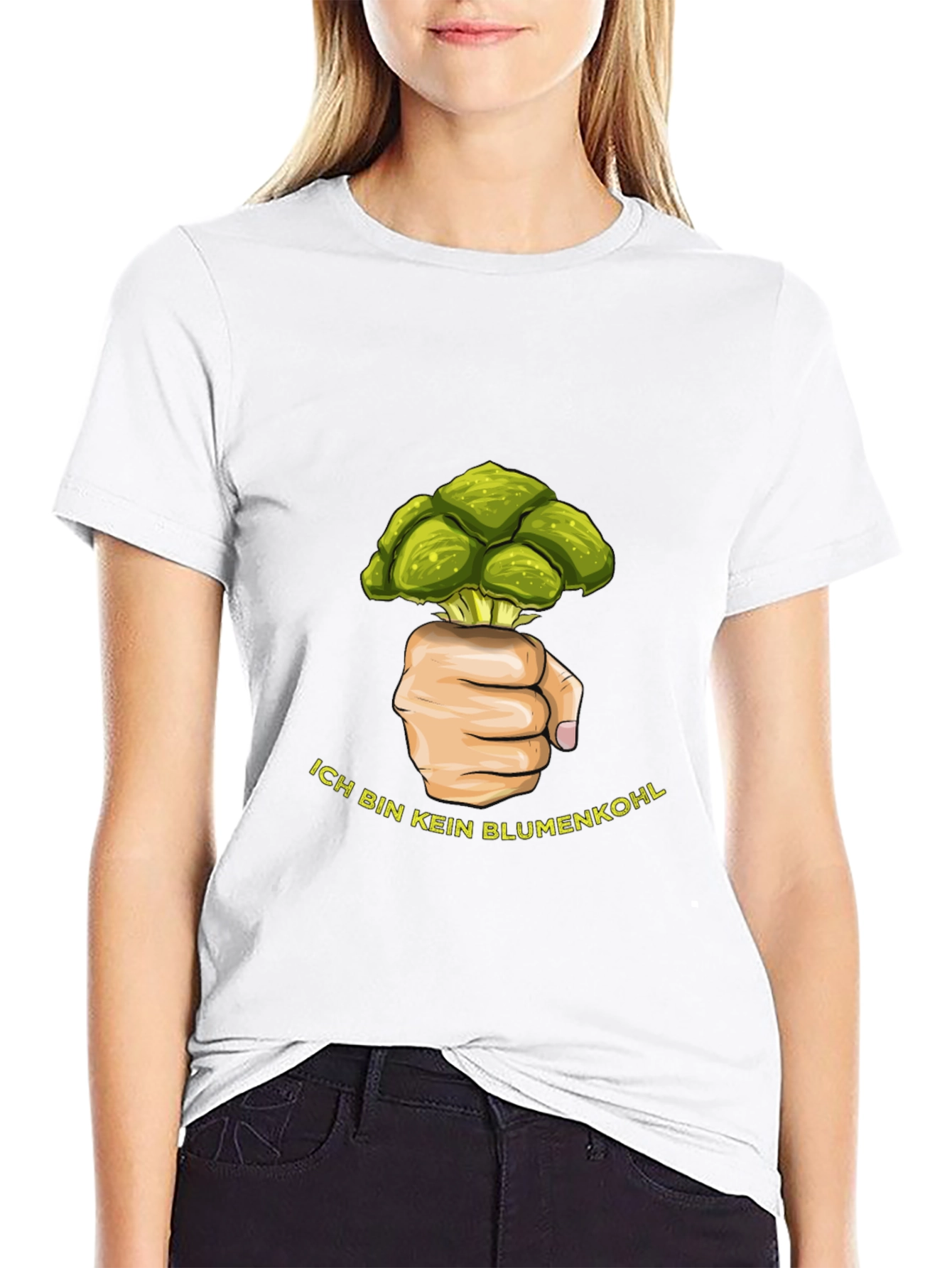 Broccoli Fist T-Shirt - Funny Vegetable Graphic Tee