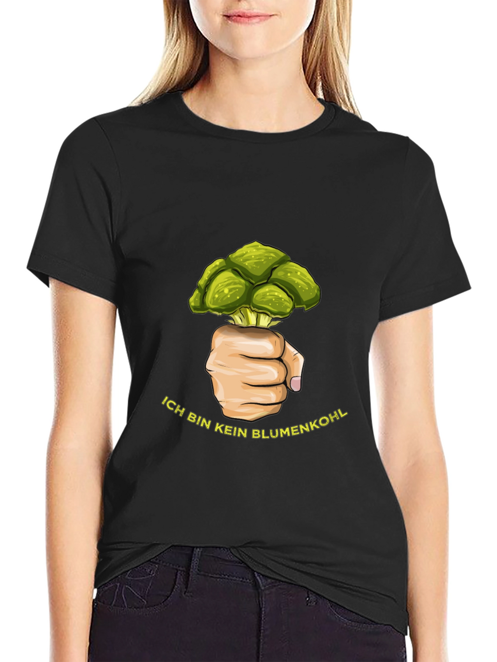 Broccoli Fist T-Shirt - Funny Vegetable Graphic Tee
