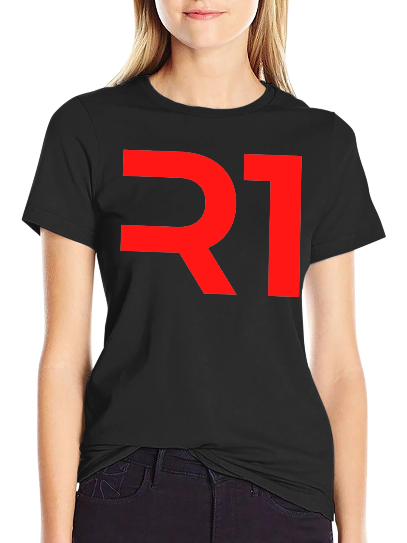 Bold R1 Graphic Tee - Mens Black T-Shirt