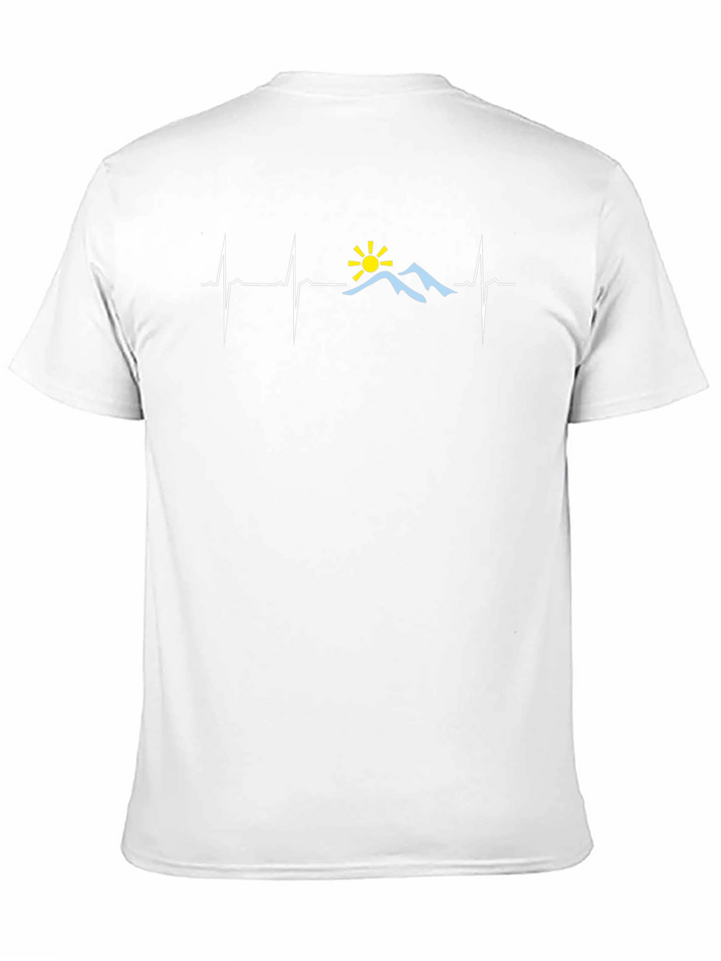 Mountain Heartbeat Graphic Tee - Black